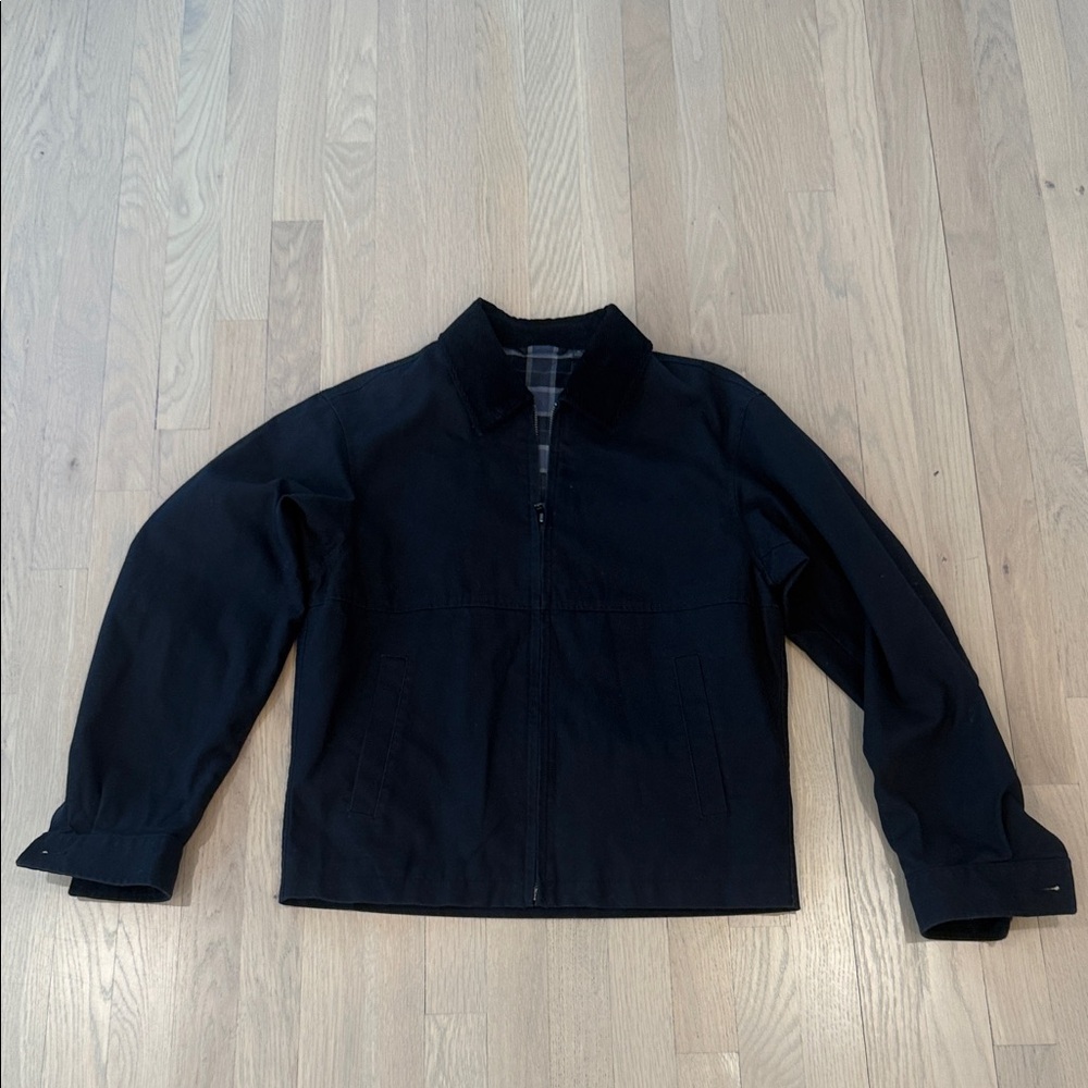 Uniqlo Men’s Black Canvas Denim Jacket S